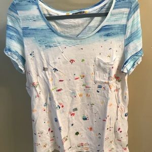 Little Yellow Button short sleeve tee